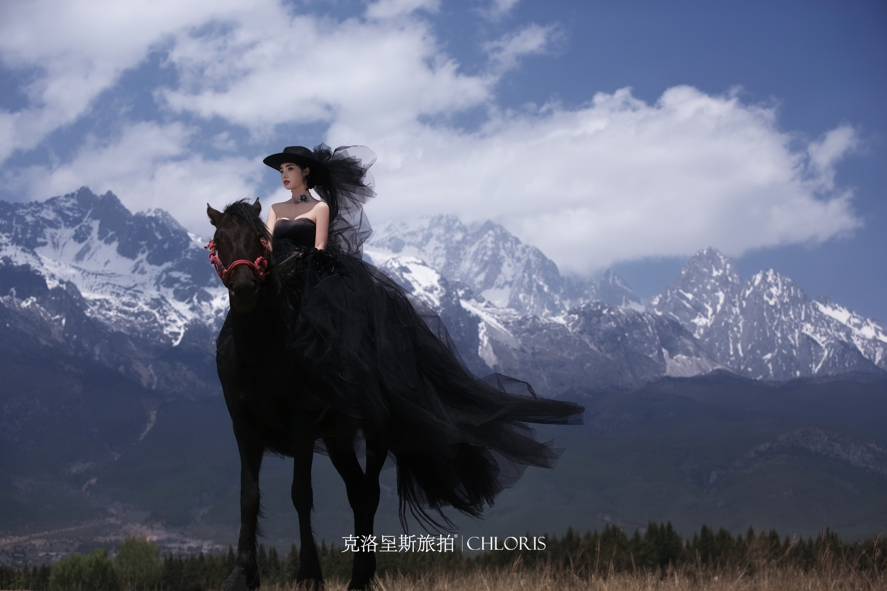 莫奈庄园-骑马婚纱照4